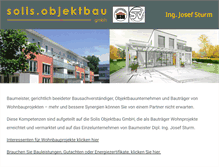 Tablet Screenshot of objektbau.at